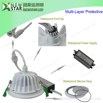 3.5 inch 15W Round IP65 waterproof LED Downlights, Bathroom ceiling LED light